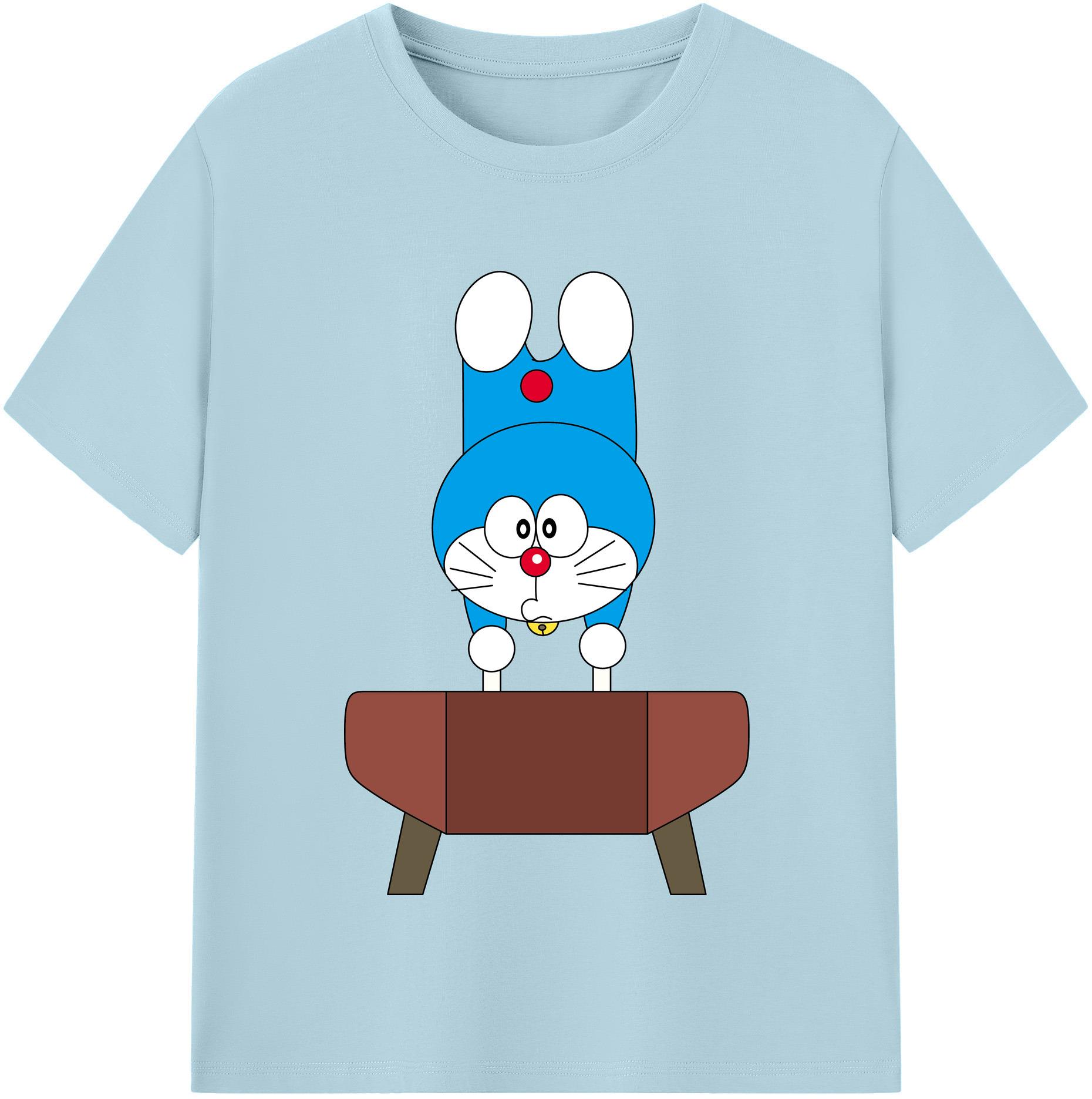 （画像用） ドラえもん Doraemon 綿100％半袖Tシャツ（フロントプリント）